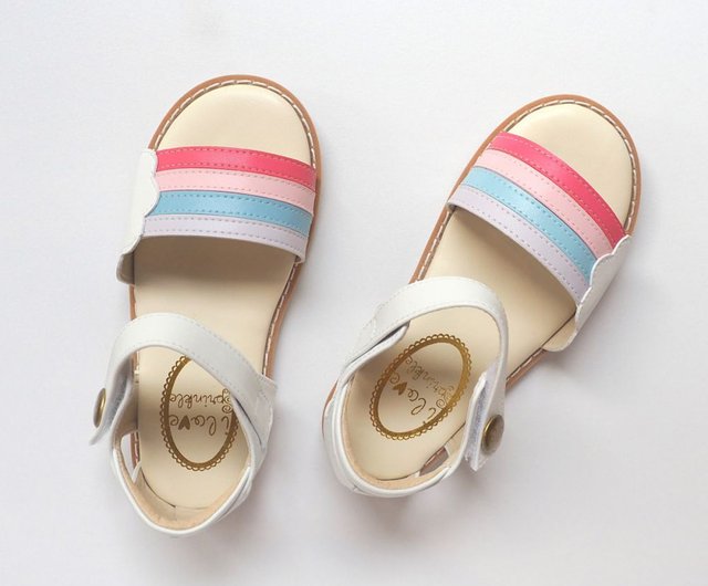 Rainbow cloud online sandals