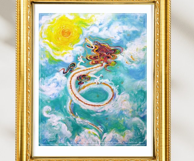 開運絵画　生命の木　龍神様　インフィニティ　眼　天界の花　昇龍　金箔 開運絵画 生命の木 龍神様 インフィニティ 眼 天界の花 昇龍