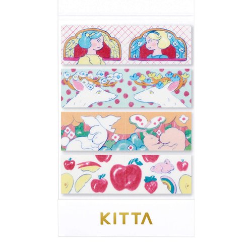 King Jim 臺灣總代理 【KING JIM】KITTA隨身攜帶和紙膠帶 可撕式 對稱 (北澤平祐設計)