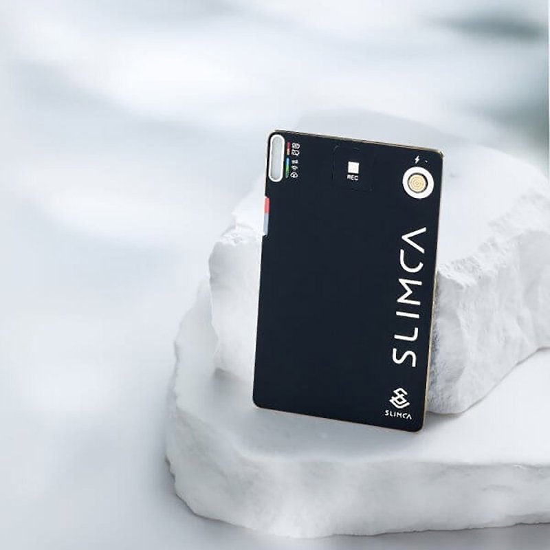 Slimca超薄錄音卡進化版 黑色 SD卡讀取 方便攜帶 放識別證套皮包 - 其他 - 其他材質 黑色