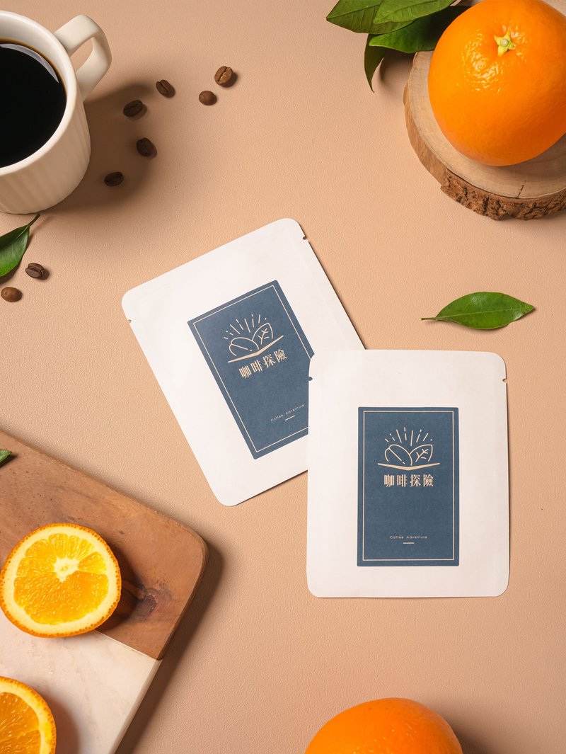 Grapefruit & Green Tea Flavor | Ethiopian Jasmine G1 Washed - Coffee Filter 10 Pack - กาแฟ - วัสดุอื่นๆ สีนำ้ตาล