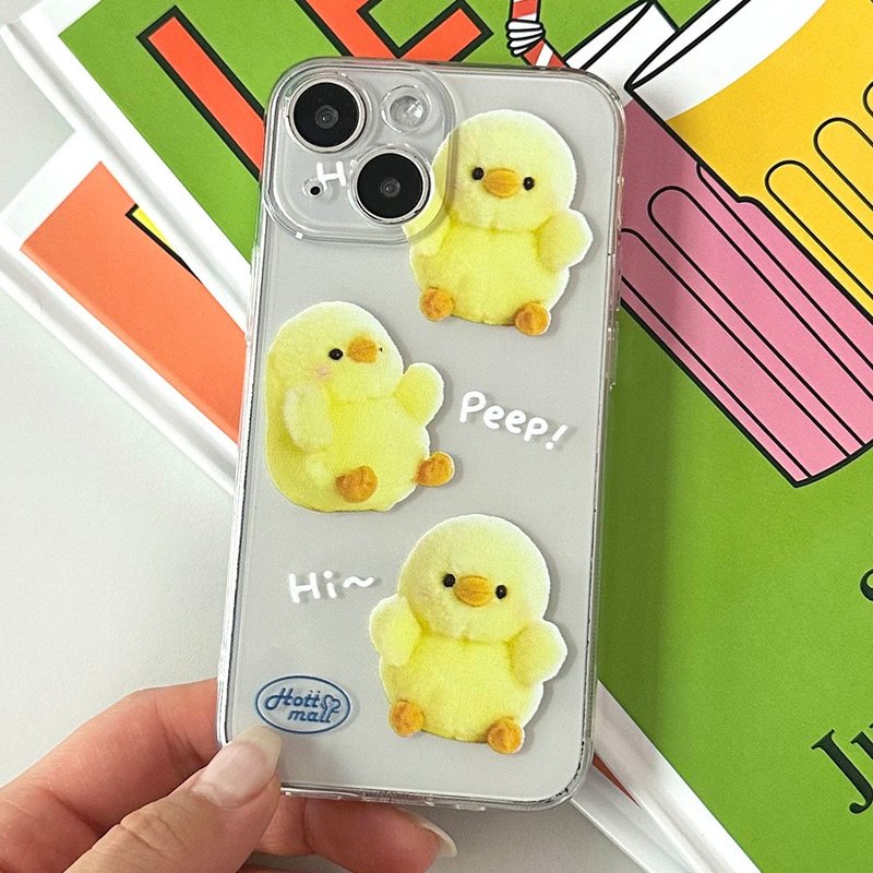 iPhone Galaxy Chick anti-drop and scratch-resistant for Transparent Phone Case - Phone Cases - Plastic Multicolor