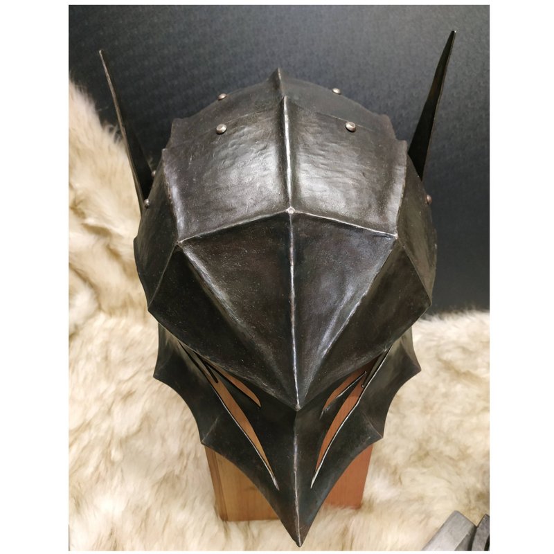 Berserk helmet ONLY - anime Berserk - Guts armor - cosplay - steel armor -  helm - Other - Other Materials Multicolor