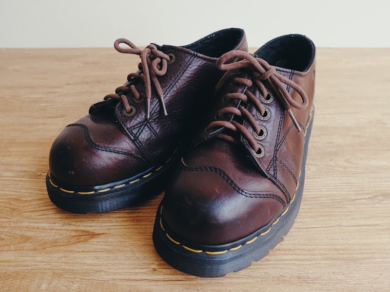 Pre-ordered / Vintage shoes / Dr.Martens Martin / Leather shoes no.8 - Other Women's Shoes - หนังแท้ สีนำ้ตาล