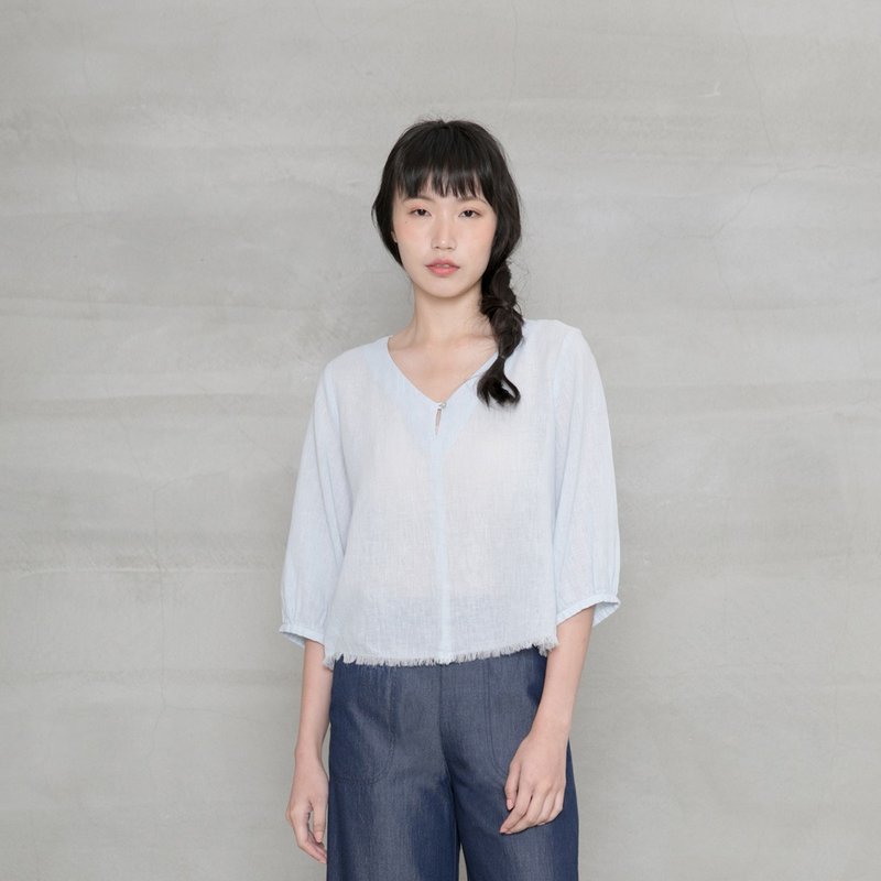 Be Simple Casual Linen - เสื้อผู้หญิง - ผ้าฝ้าย/ผ้าลินิน หลากหลายสี