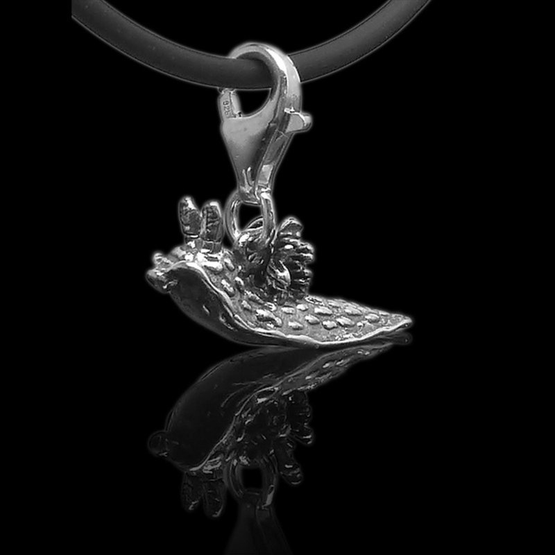 Nudibranch Charm - 項鍊 - 純銀 
