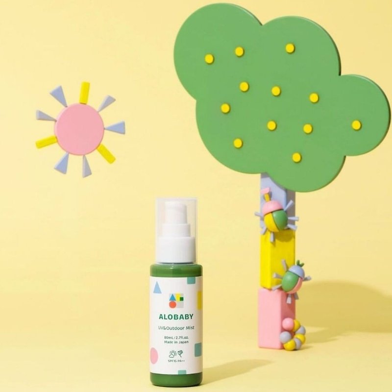 Alobaby all-purpose sunscreen water spray (sunscreen + outdoor protection 2in1) - Other - Concentrate & Extracts Green
