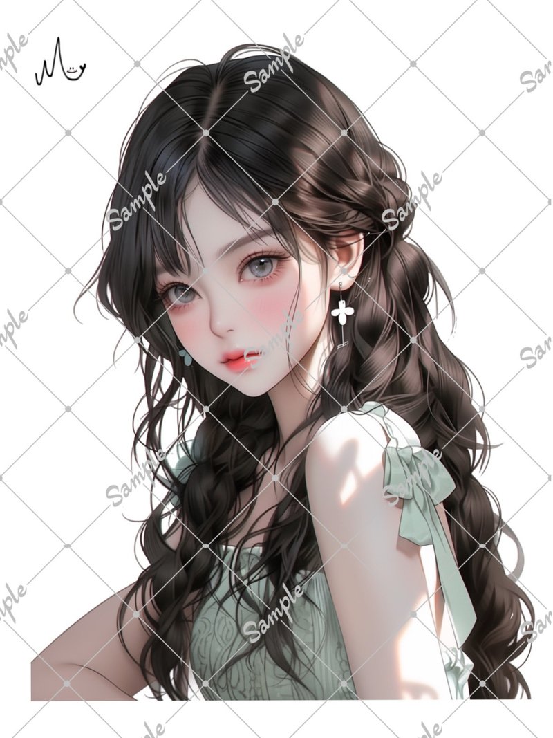 オリジナル人物ステッカー - 貼紙 - 紙 