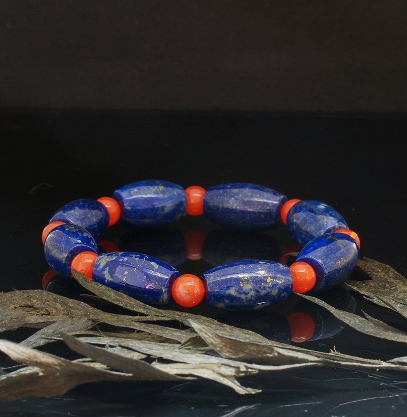 Lapis 18 x 11mm Bracelet - สร้อยข้อมือ - เครื่องเพชรพลอย 