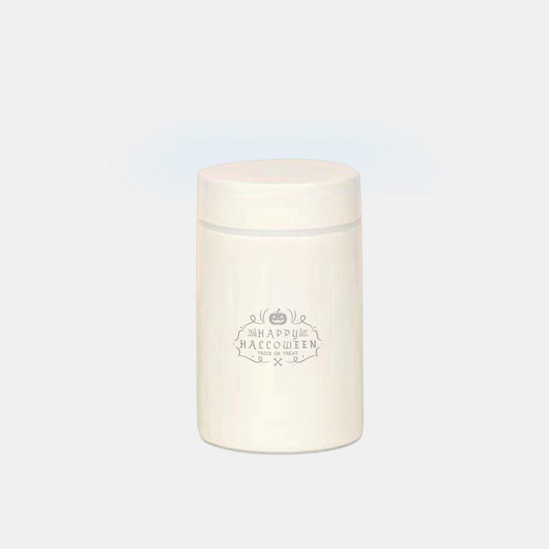【萬聖節主題】便携小巧不锈钢保温杯纯色隨行杯口袋杯  客製化 - 保溫瓶/保溫杯 - 不鏽鋼 白色