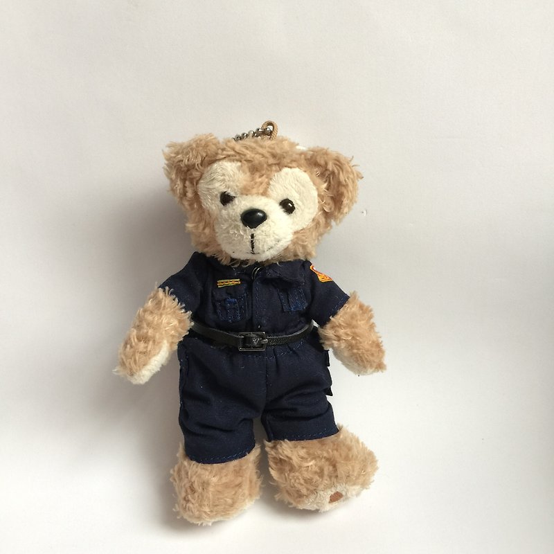 Duffy Charm_Police Uniform - Stuffed Dolls & Figurines - Cotton & Hemp Blue