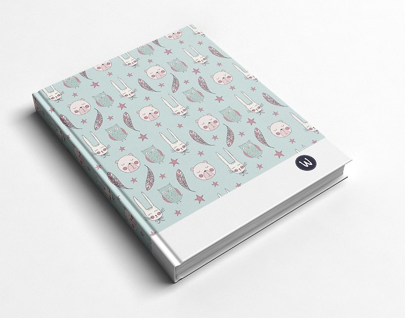 Rococo Strawberry WELKIN Handmade_Handmade Book/Notebook/Handbook/Diary-Owl does not sleep - สมุดบันทึก/สมุดปฏิทิน - กระดาษ 
