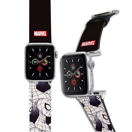 i-Smart Marvel-Apple Watch-皮革錶帶-蜘蛛俠 Spider-man