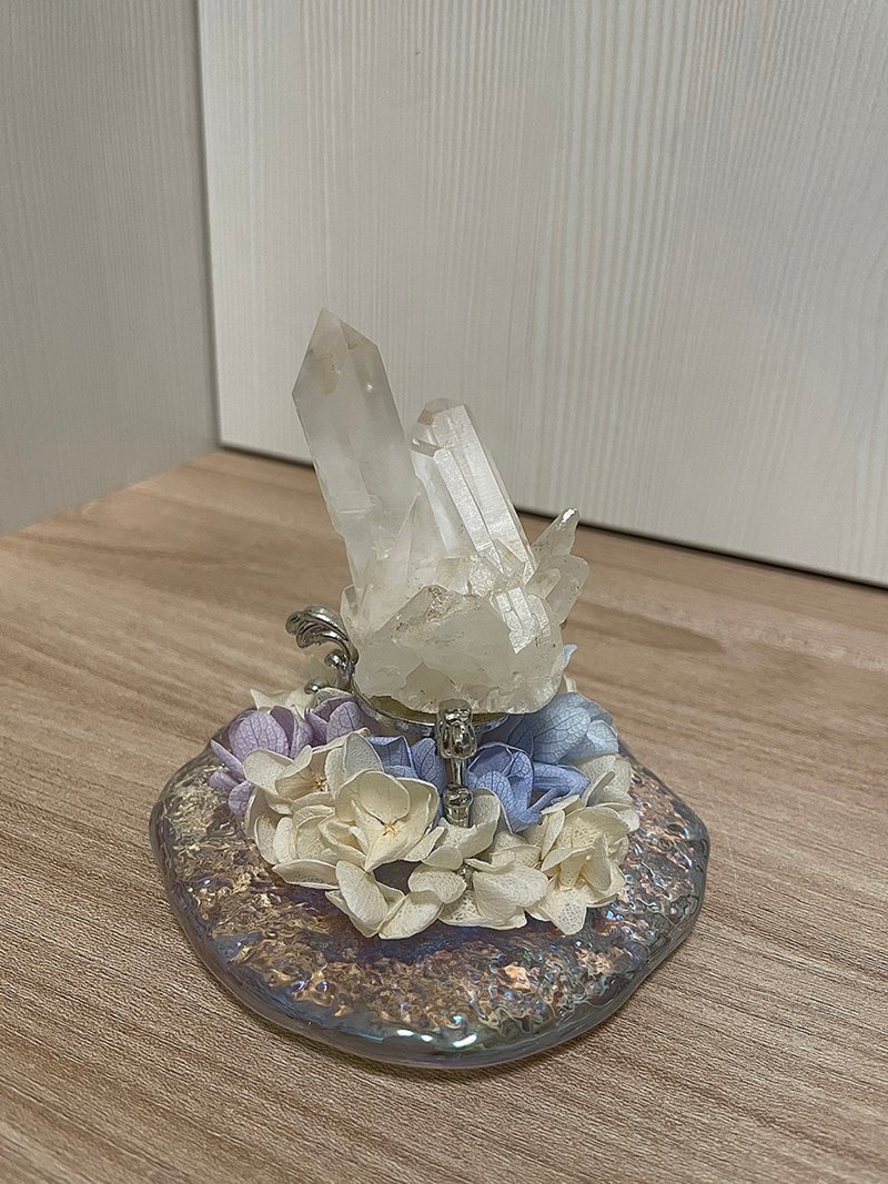 現貨 | 乾燥花系列水晶架 | 居家擺飾 - 擺飾/家飾品 - 水晶 藍色