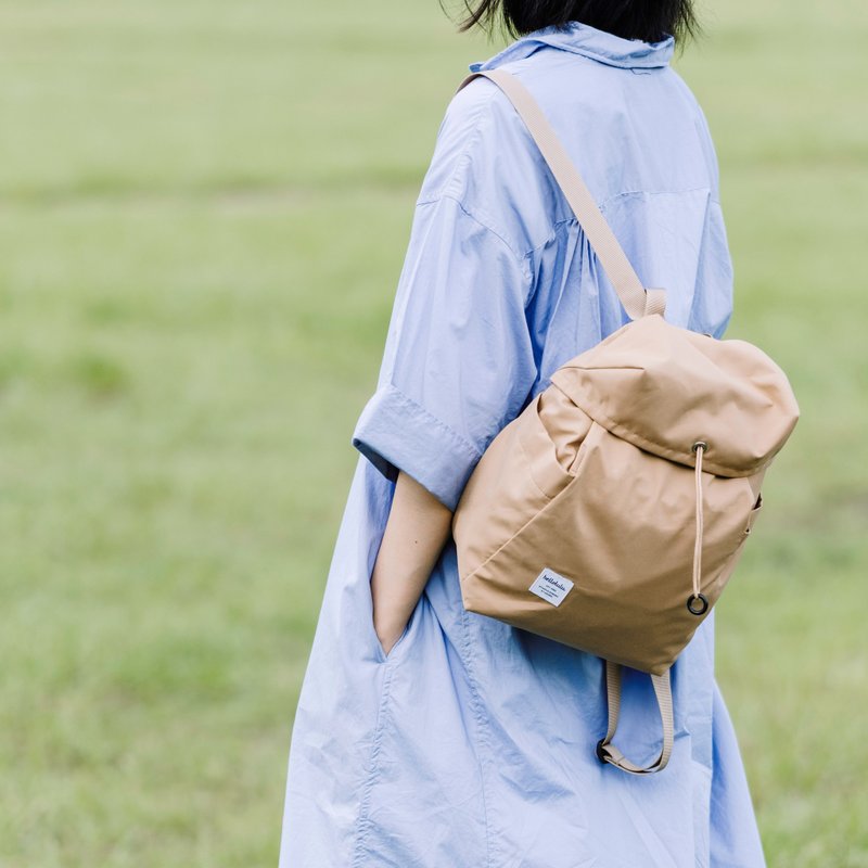 CELESTE Day Pack | Drawstring Backpack (S Size, Brown Beige) - Shop  hellolulu Backpacks - Pinkoi