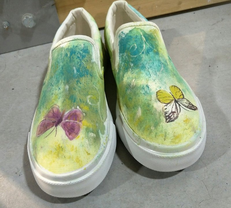 Hand-painted shoes - Women's Casual Shoes - Other Materials 