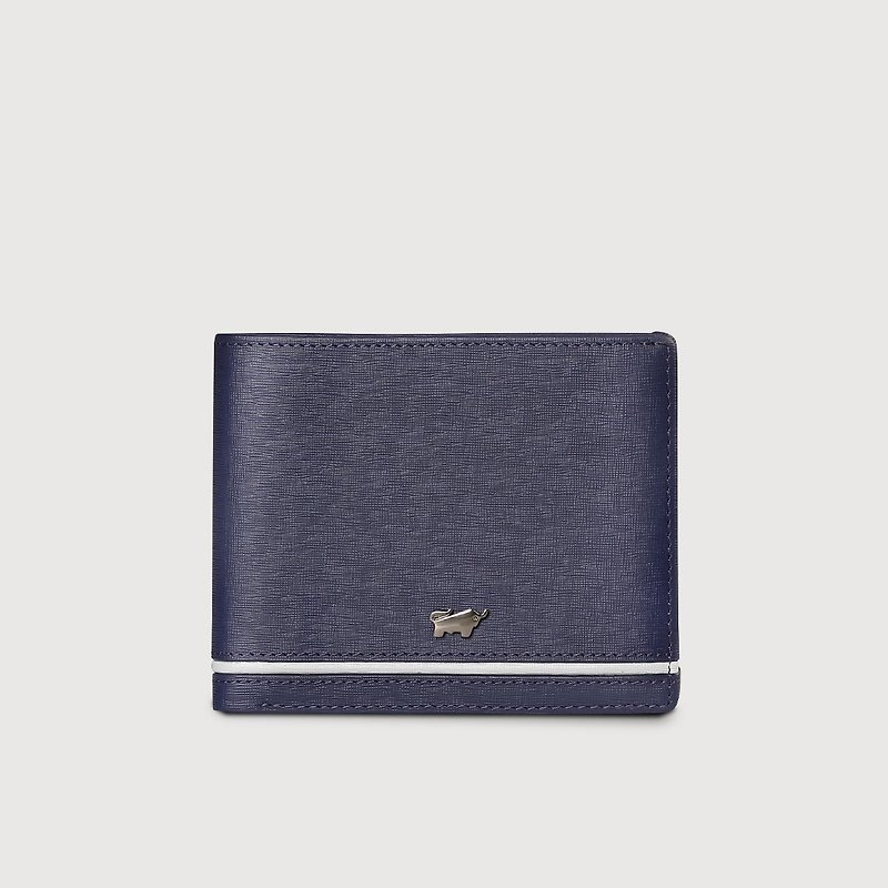[Free upgrade gift package] Victor-D meteorite leather leather wallet (various styles) - Midnight Blue - กระเป๋าสตางค์ - หนังแท้ สีน้ำเงิน