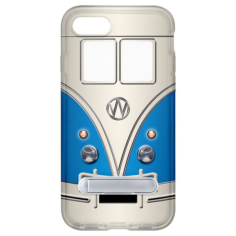 Bus Hidden Magnet Holder iPhone X XR XS Max 8 7 Plus Phone Case Phone Case - เคส/ซองมือถือ - พลาสติก ขาว