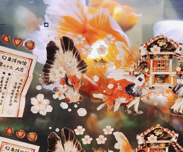 ※【切売セット】鯉 金魚 和風 海外マステ petテープa 切売セット】鯉 金魚 和風 海外マステ petテープ b（2.PETテープ