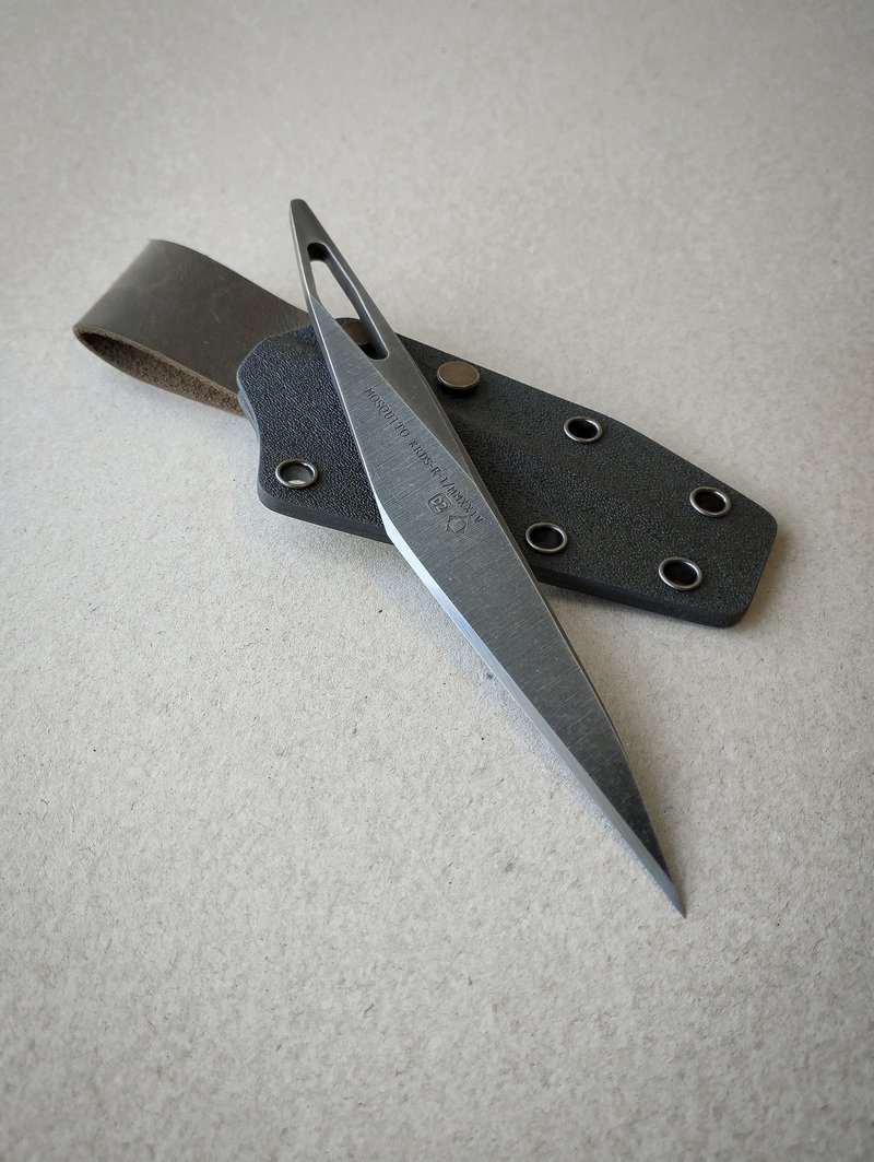 Handmade kiridashi - MOSQUITO R-II/MMXXIV for right-handed - Camping Gear & Picnic Sets - Other Metals Gray