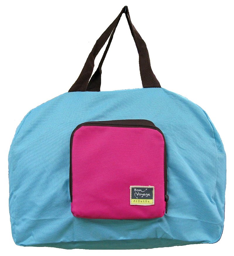 Travelholic Foldable tote Design for all shoppers - Light Blue - Cherry - Messenger Bags & Sling Bags - Polyester Blue