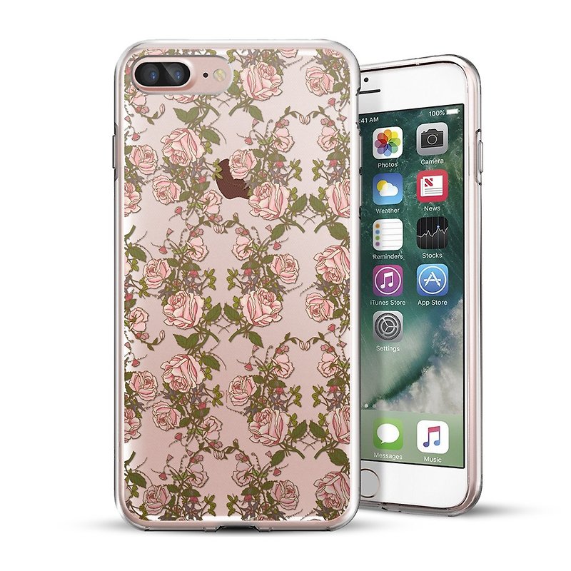 AppleWork iPhone 6 / 6S / 7/8 original design protection shell - flower CHIP-069 - Phone Cases - Plastic Multicolor