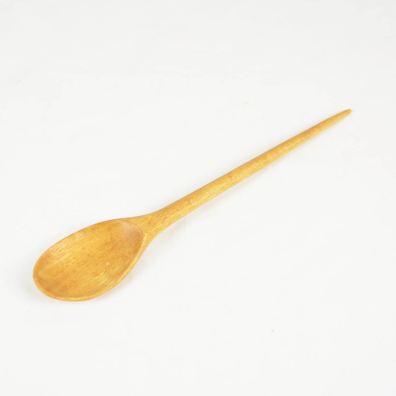Wooden spoon _ big _ fair trade - Cutlery & Flatware - Wood Brown