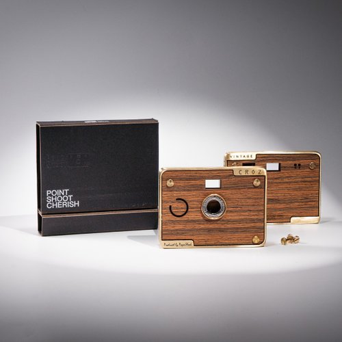 ペーパーシュート｜CROZ プレミアム PaperShoot トイカメラ Paper Shoot｜CROZ Vanguard Camera Set（クリア・透明・本体＋