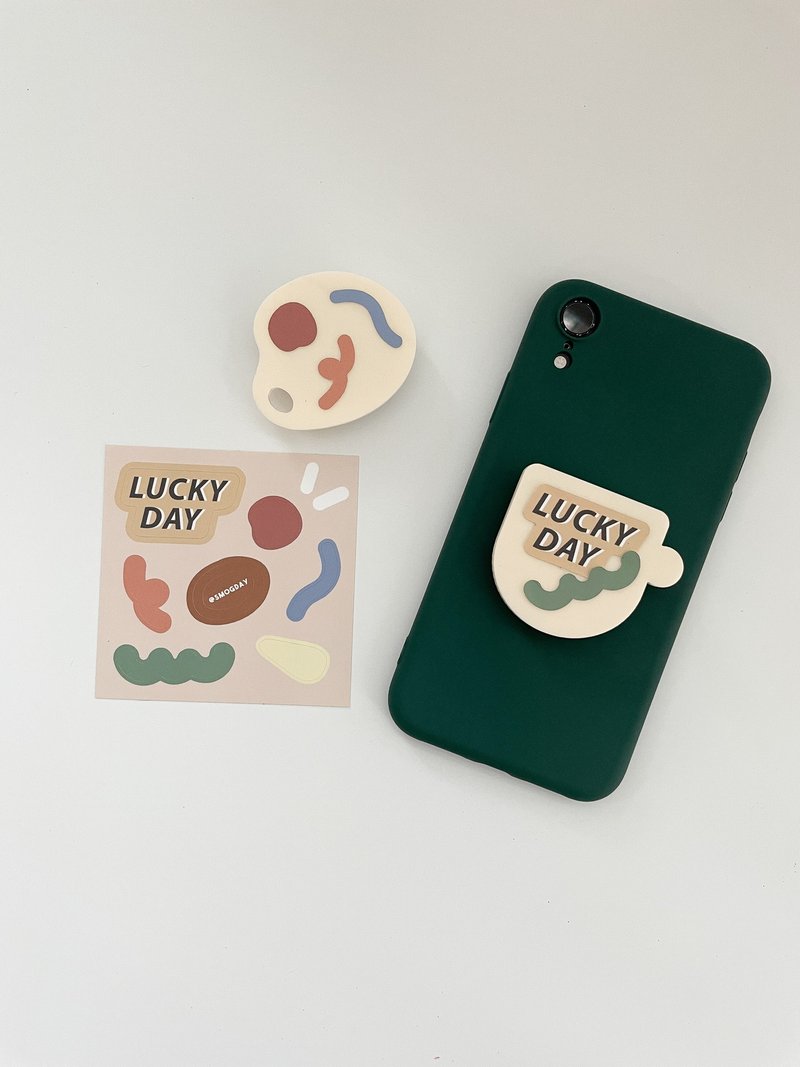 手機背架，壓克力， Griptok，奶油色 - 手機配件 - 壓克力 卡其色