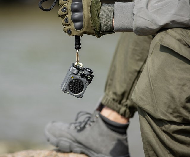 MUZEN Wild Mini Outdoor Off-Road Waterproof Bluetooth Speaker- Cement Gray  - Shop muzen-tw Speakers - Pinkoi