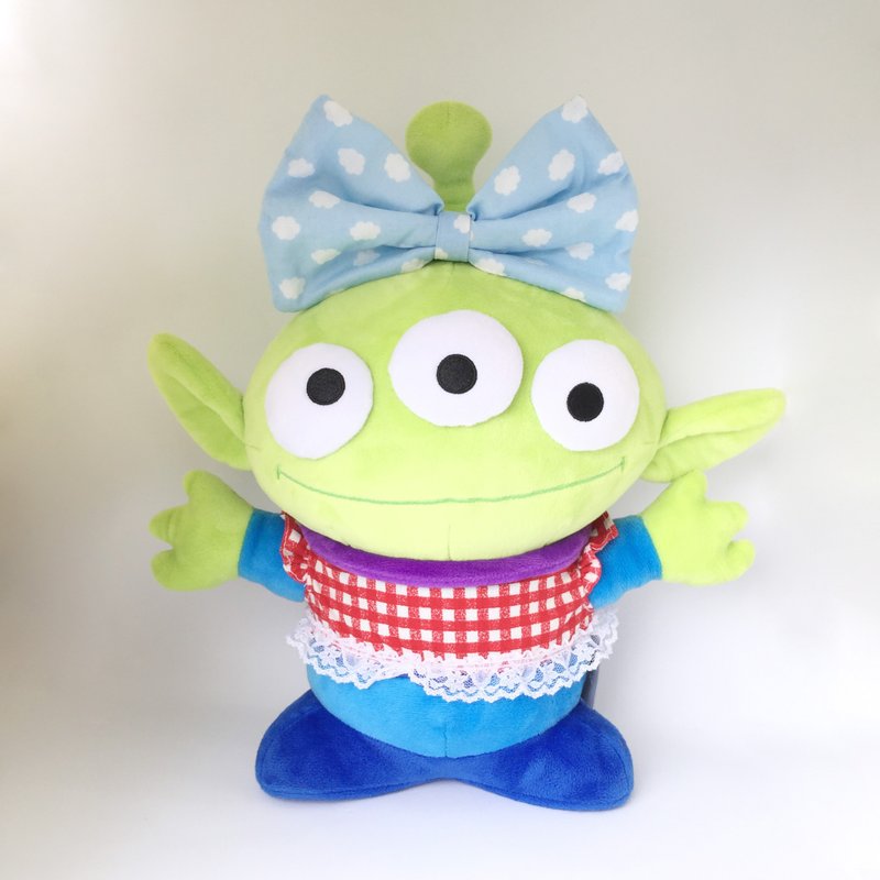 Taiwan Hola Toy Story Alien_Handmade Doll Outfit_Girl's Set - ตุ๊กตา - ผ้าฝ้าย/ผ้าลินิน หลากหลายสี