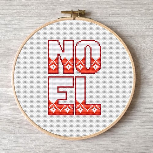 Embroidery Dreams 諾埃爾 十字繡 Noel pattern pdf cross stitch DIY Design Christmas digital Small