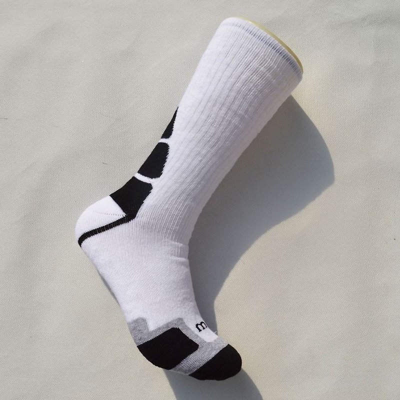 Basketball elite sports socks - ถุงเท้า - ผ้าฝ้าย/ผ้าลินิน สีเทา