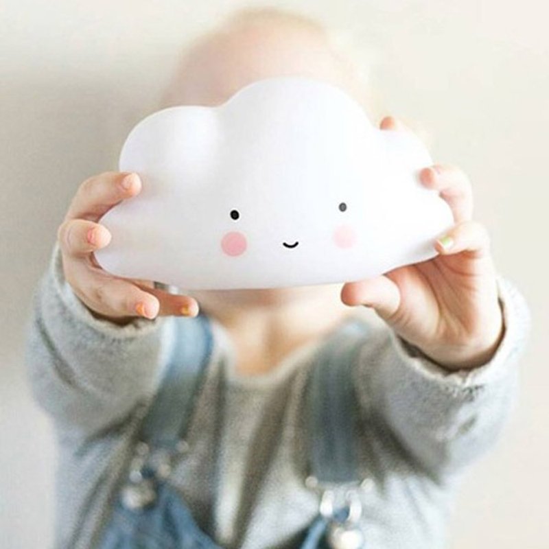 Netherlands | a Little Lovely Company ❤ Nordic habilitation clouds Night Light - White - โคมไฟ - พลาสติก ขาว