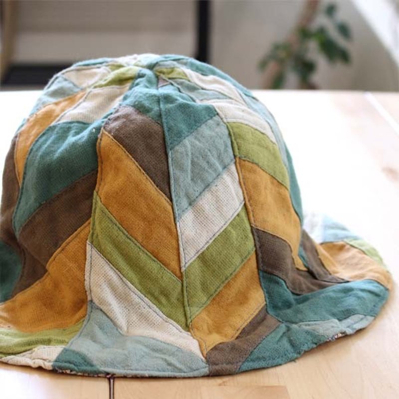 アディスパッチハット - 帽子 - 棉．麻 綠色