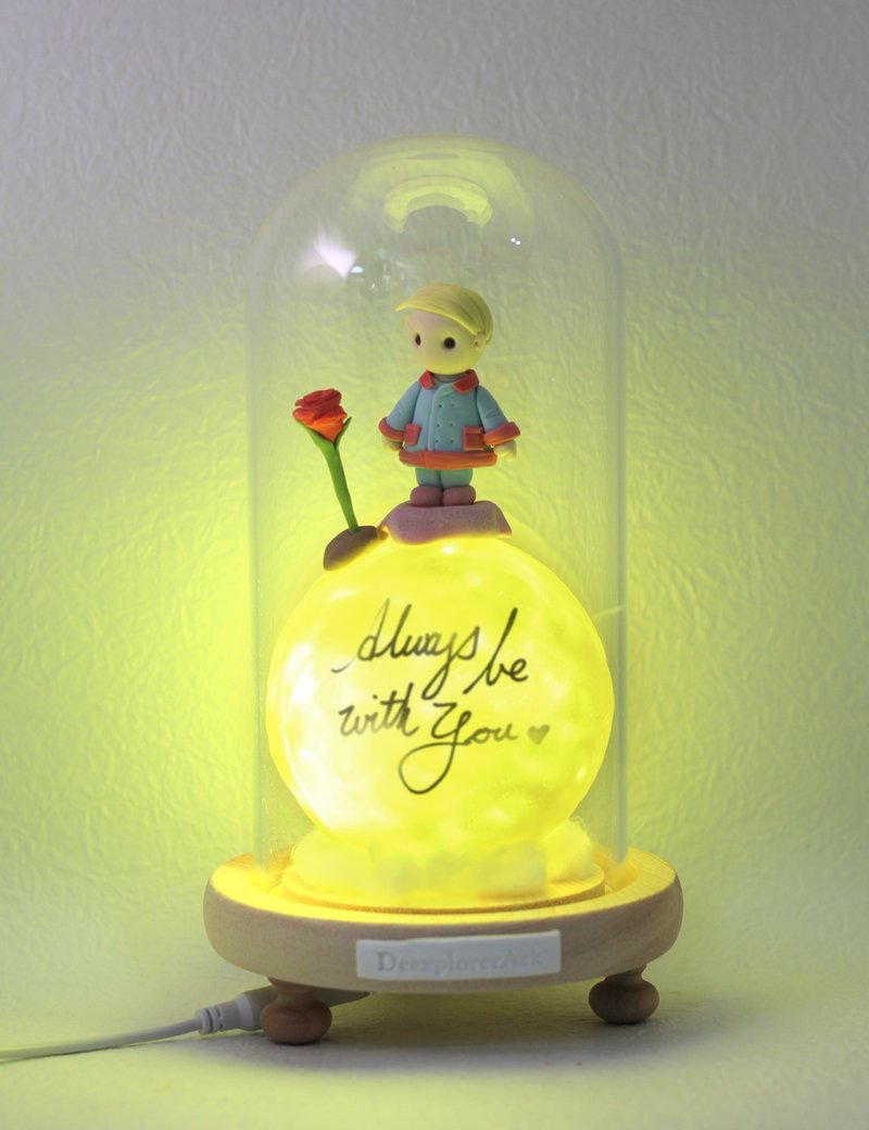 Unique and customized, character planet whisper light, the most intimate gift for the person you care about - โคมไฟ - ดินเหนียว 