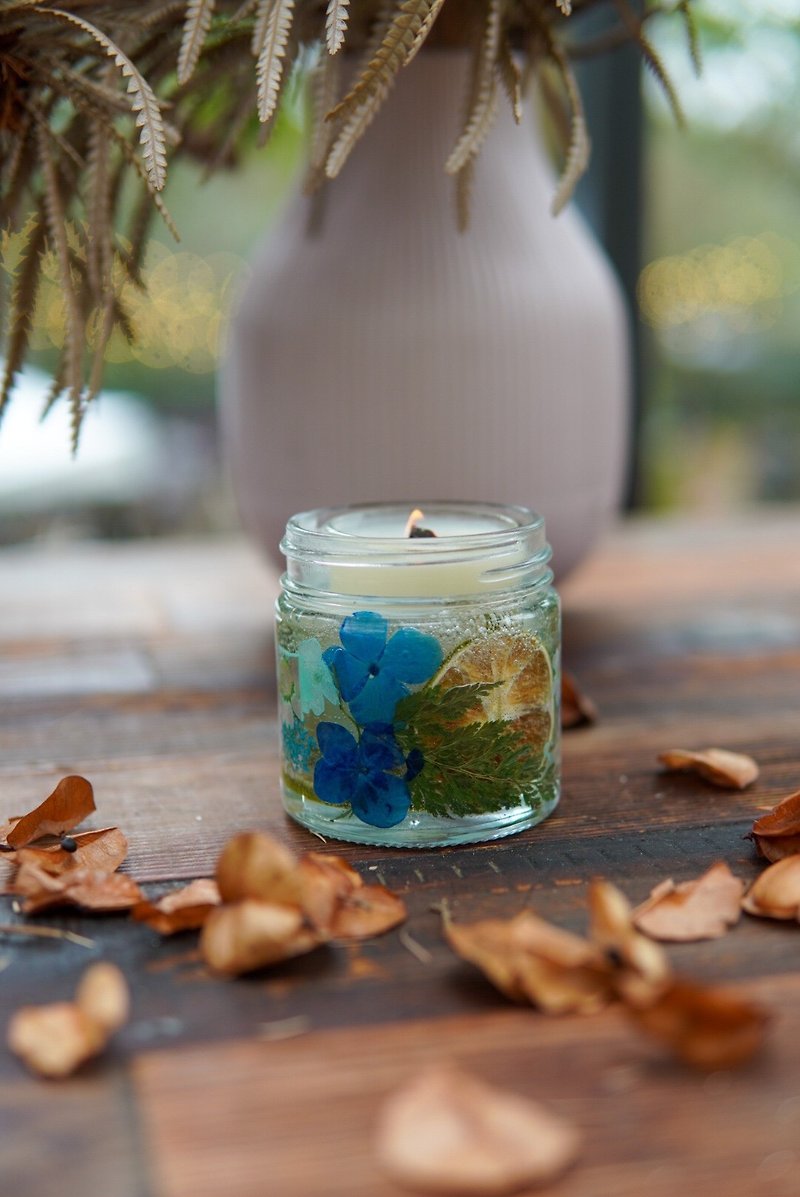 Ocean Coconut Lemon Scented Candle - Candles & Candle Holders - Wax 