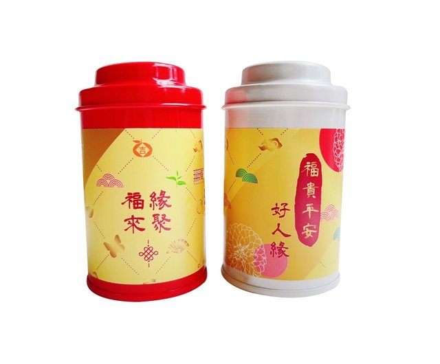 P2聖誕公益【無藏】日月潭紅茶茶包5入裝高罐二入禮盒(紅盒