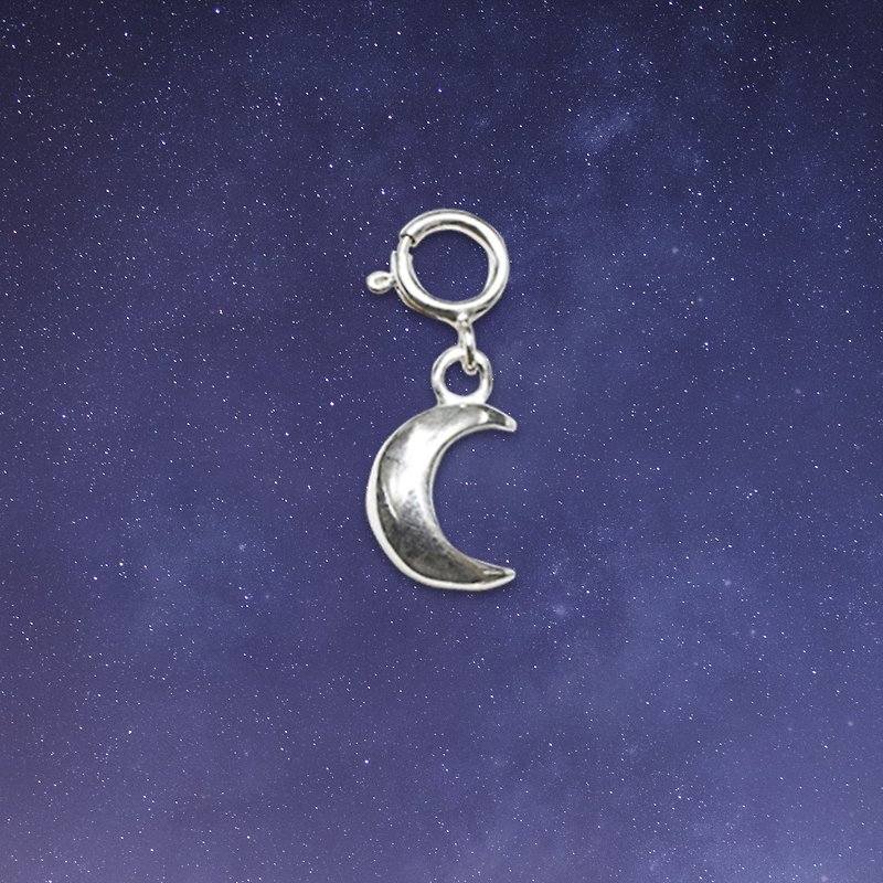 Crescent moon pendant charm #minimcharm #minimsignature C118 - 其他 - 純銀 