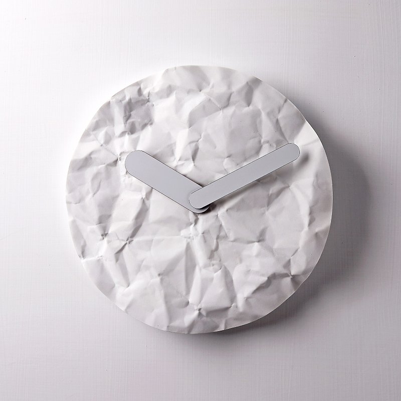 haoshi 良事設計 揉紙圓鐘 - 時鐘/鬧鐘 - 樹脂 