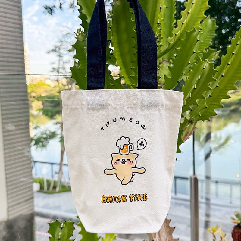 Trumeow 帆布袋丨冰壩杯袋丨限量 - 手提包/手提袋 - 聚酯纖維 
