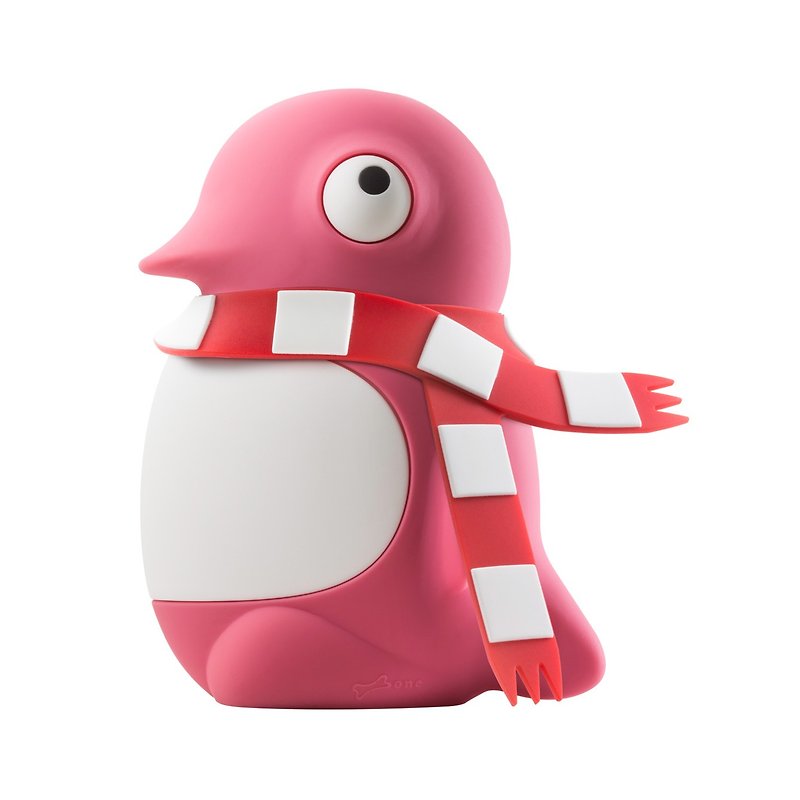 ボーン/丸ペンギンペレットモバイル電源6700mAh人形 - ピンク - 充電器・USBコード - シリコン 多色