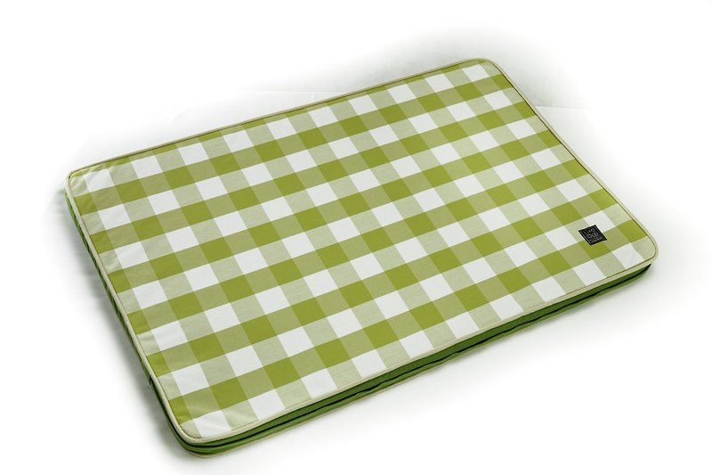 Lifeapp Sleeping Pad Replacement Cloth --- L_W110xD70xH5cm (Green White) does not contain sleeping mats - ที่นอนสัตว์ - วัสดุอื่นๆ สีเขียว