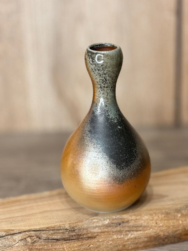 Small wood-fired flower pot - เซรามิก - ดินเผา 