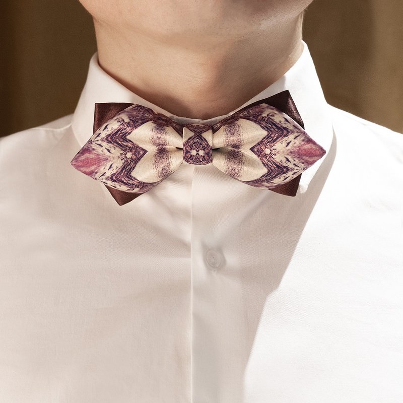 紫色藍寶石煲呔 Bow Tie - 領結/領巾 - 其他人造纖維 