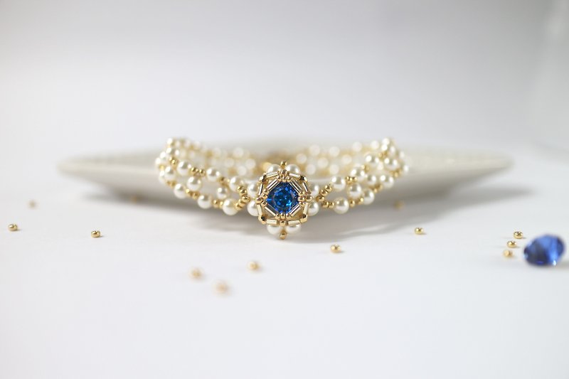 Gloria Gloria - Vintage Sapphire Bracelet - Bracelets - Other Materials 