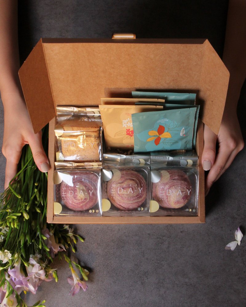 2023 Mid-Autumn Festival Everlasting Mooncake-Colorful Eat-Out Mid-Autumn Festival Gift Box - เค้กและของหวาน - อาหารสด 