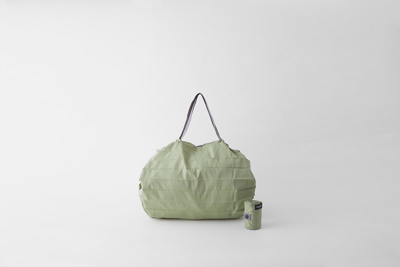 Foldable Tote M - MORI - กระเป๋าถือ - ไนลอน สีเขียว