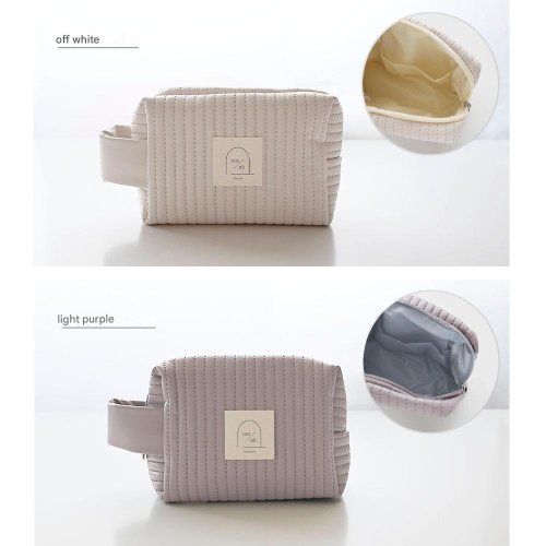 【新品】NissyNaptime.キルティングポーチ3点セット ブラウン 新品】NissyNaptime.キルティングポーチ3点セット ブラウン