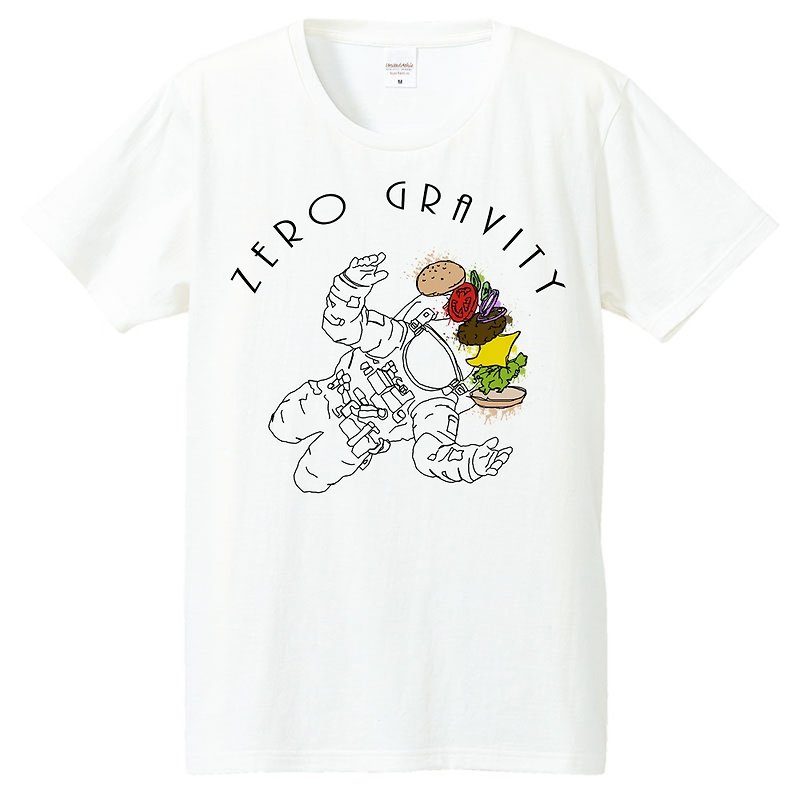 T-shirt / astronaut - Men's T-Shirts & Tops - Cotton & Hemp White